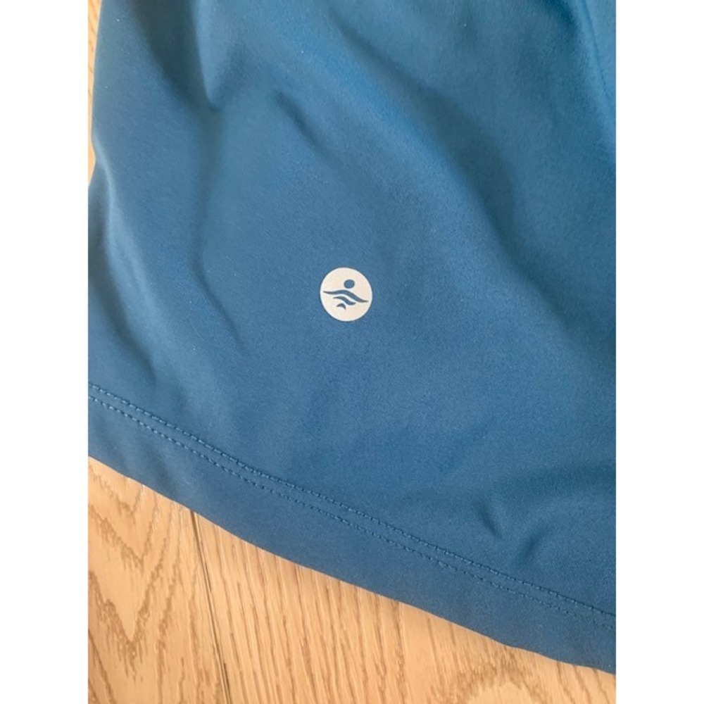 Halara High Waisted Flowy 2-in-1 Active Shorts Teal Blue Small Pocket 928GF - Picture 3 of 8